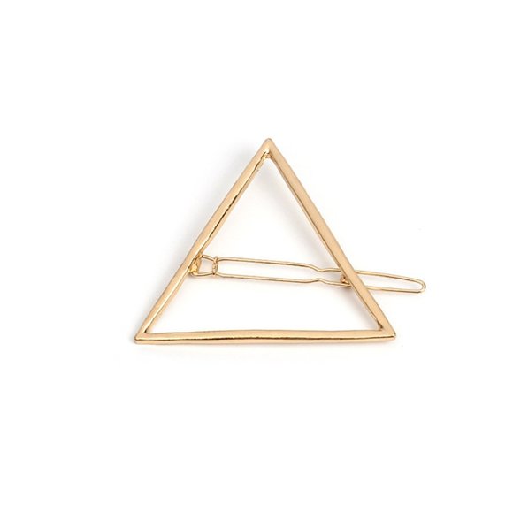 Triangle Metal Hair Clip - Picture 3 of 5